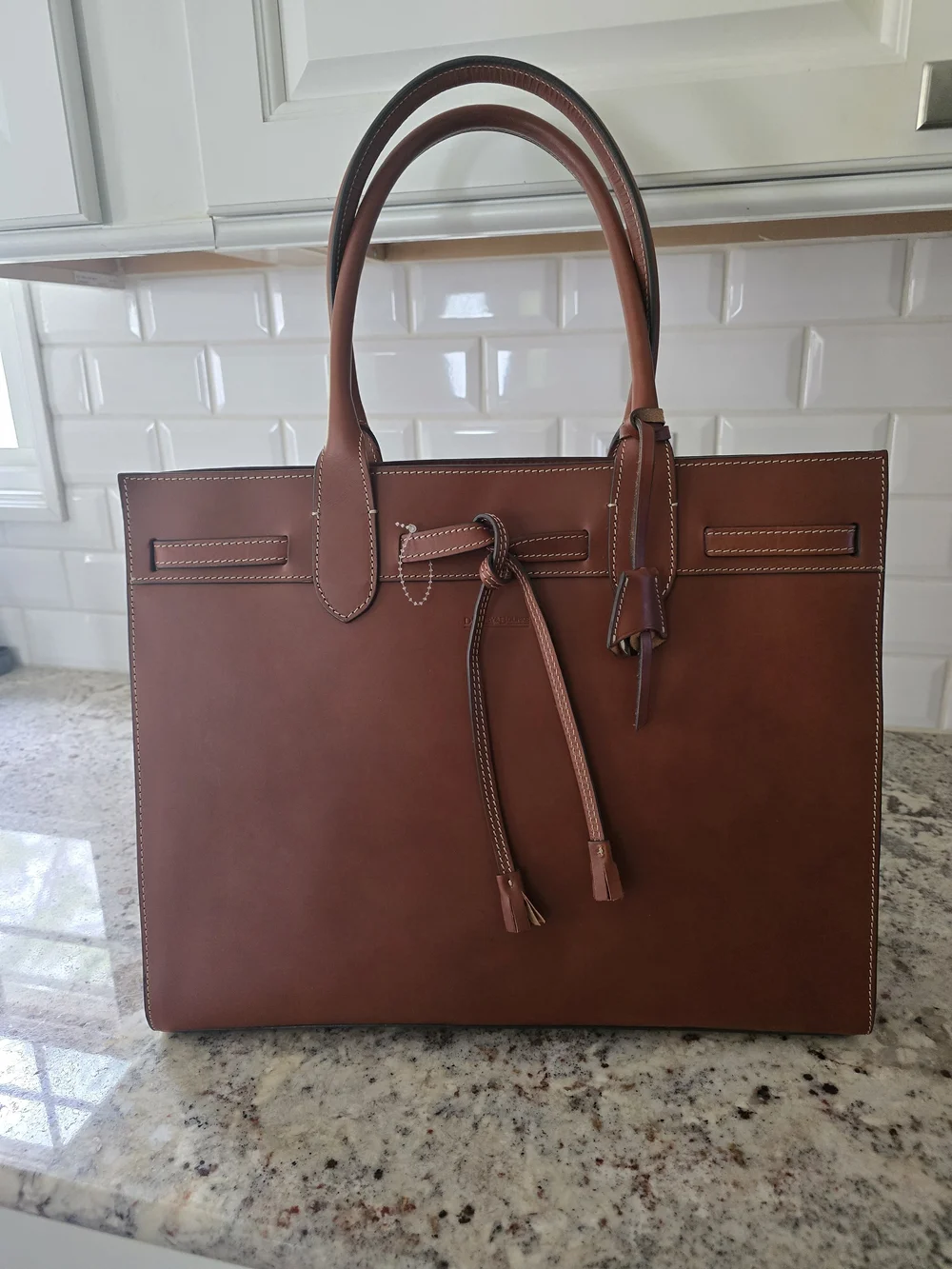 NWOT Dooney & Bourke Alto Tassel Tote - Tobacco Brown - Picture 5 of 16